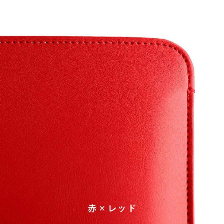 タブレットケース　赤×レッド