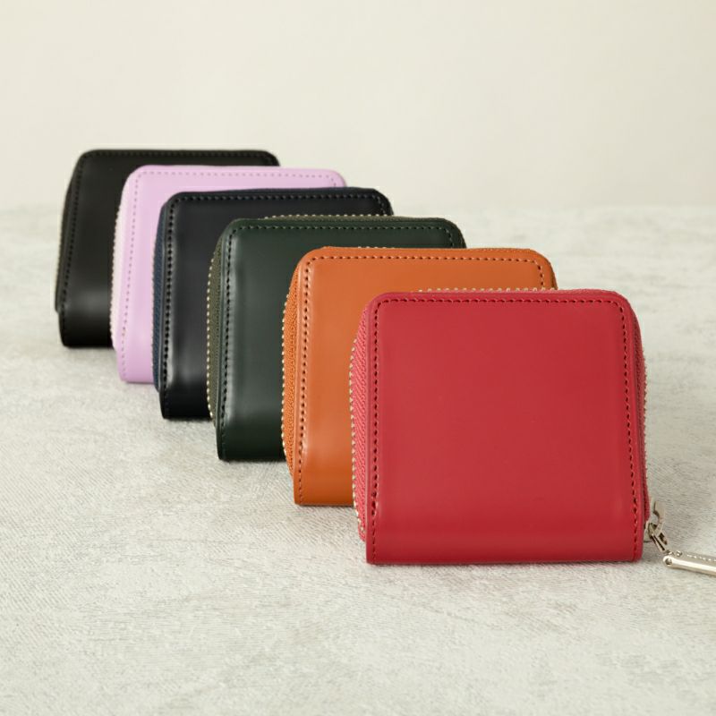 コインケース（コードバン）（ブランド名であるYAMAMOTOのロゴ入り）