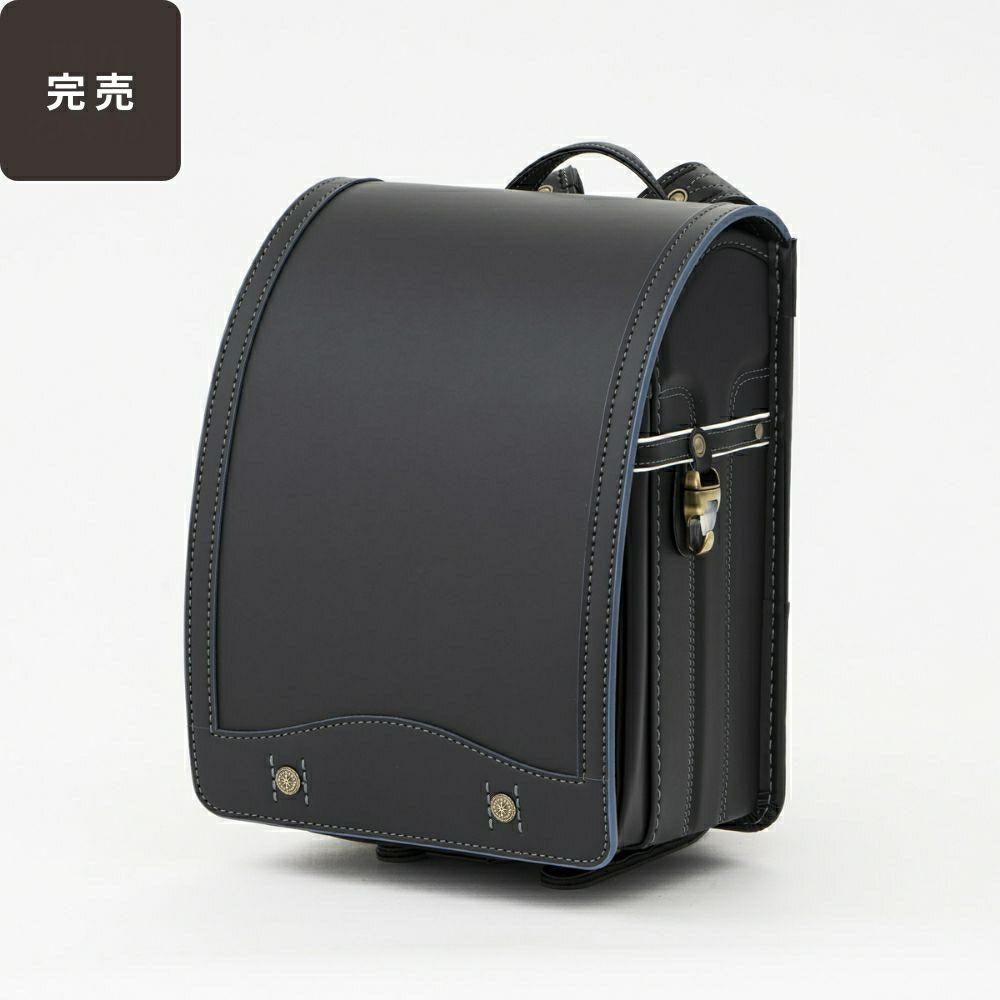 【2026年ご入学向け】レイブラック・ノイ（人工皮革）黒×グレー 