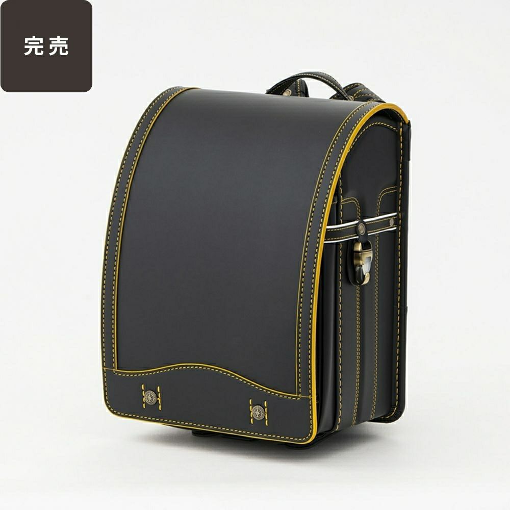 【2026年ご入学向け】レイブラック・ノイ（人工皮革）黒×イエロー