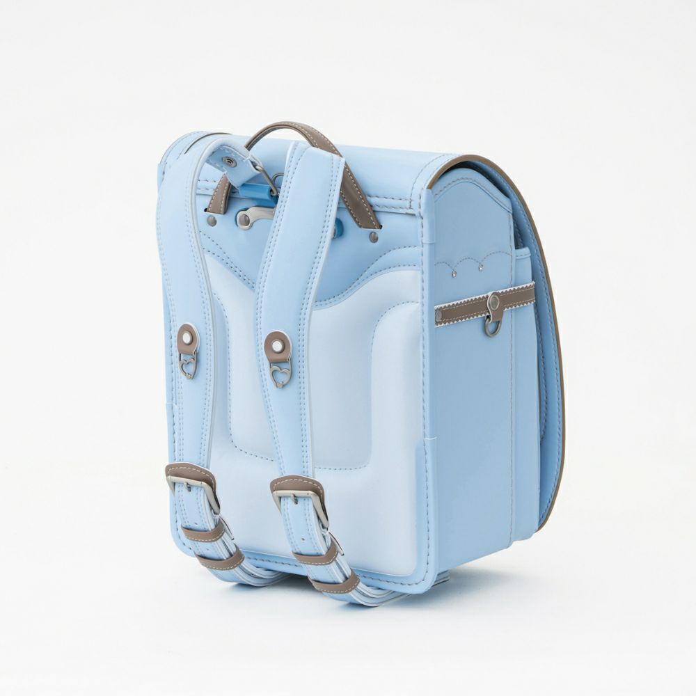 【2026年ご入学向け】マカロン（人工皮革）キャンディブルー