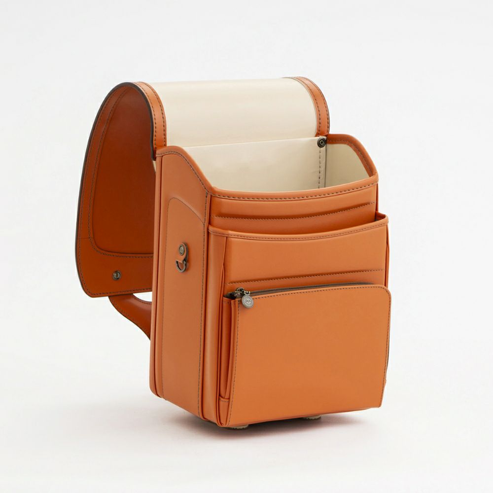 【2026年ご入学向け】ユニ（牛革）ネーブルオレンジ