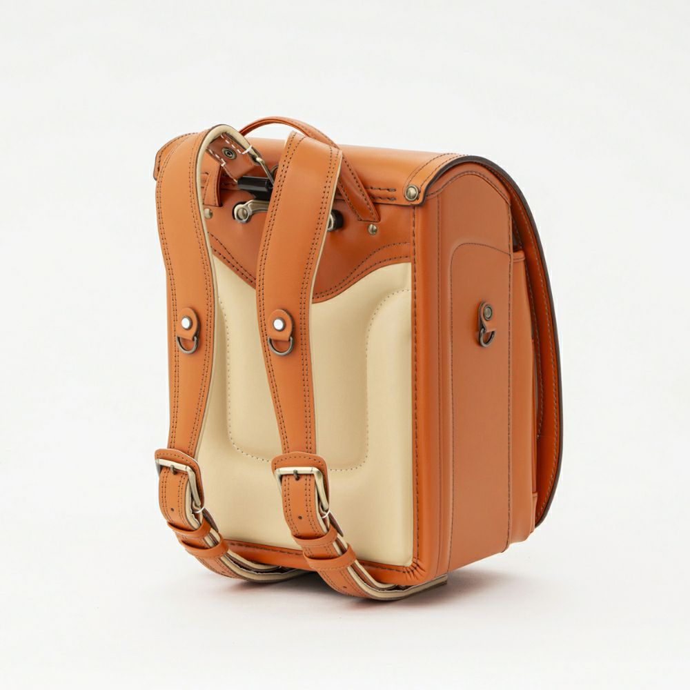 【2026年ご入学向け】ユニ（牛革）ネーブルオレンジ