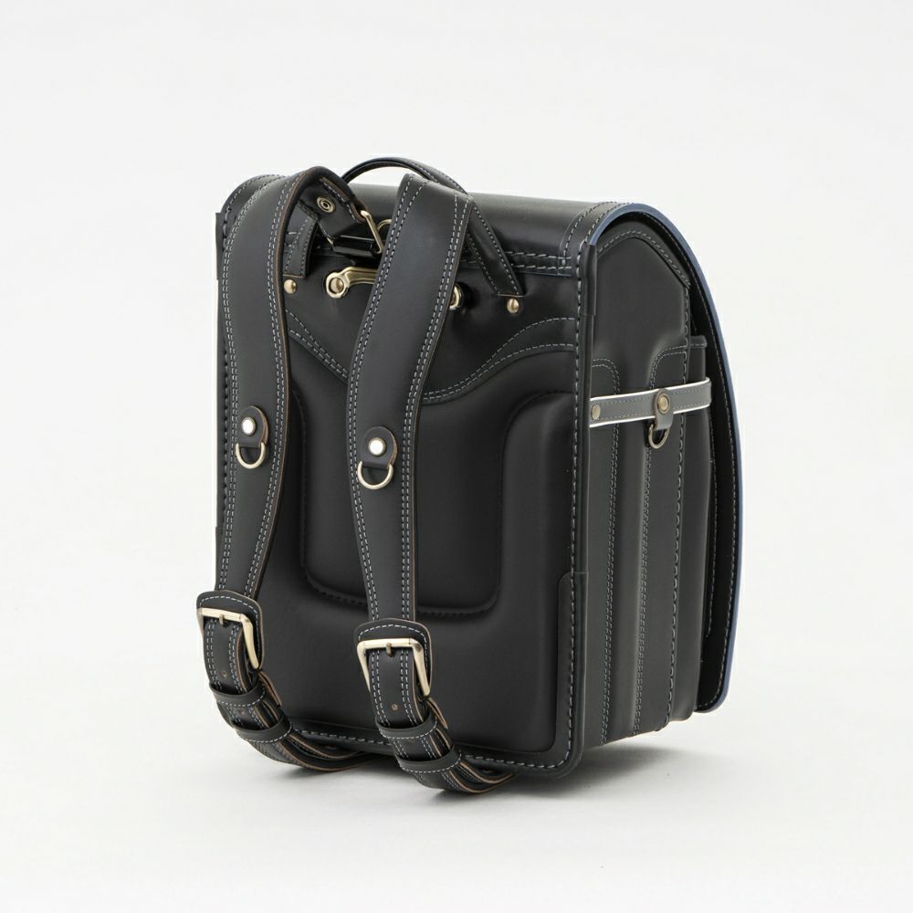 【2026年ご入学向け】レイブラック（牛革）黒×グレー