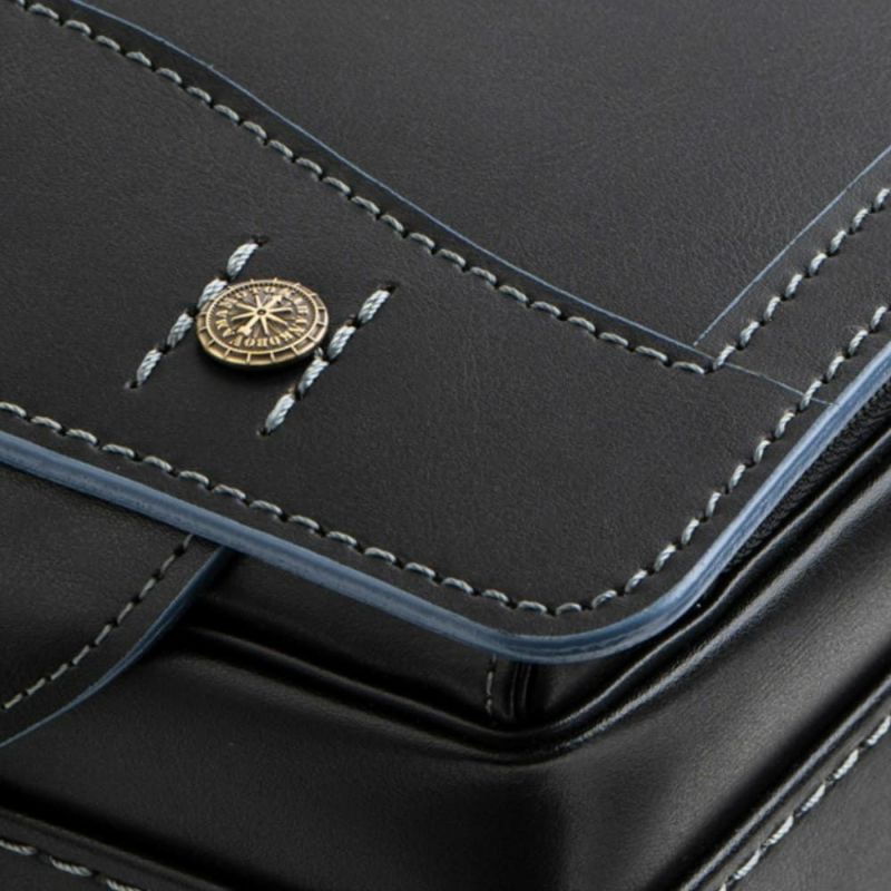 2026年ご入学向け】レイブラック（牛革）黒×グレー | 鞄工房山本の