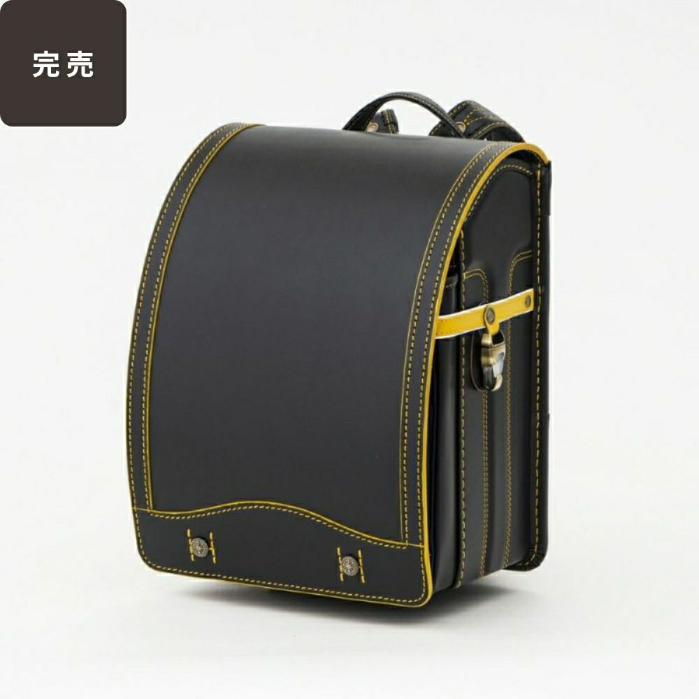 【2026年ご入学向け】レイブラック（牛革）黒×イエロー