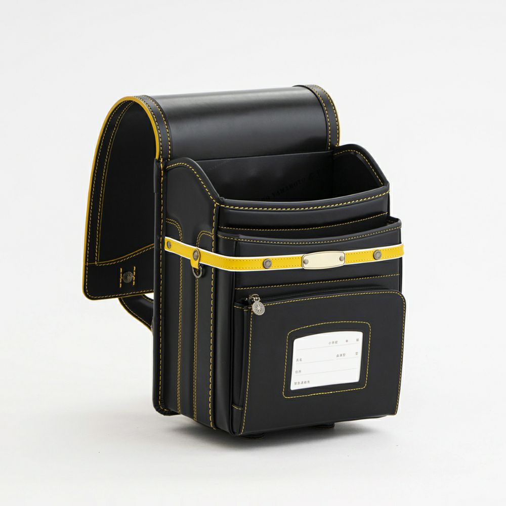 【2026年ご入学向け】レイブラック（牛革）黒×イエロー