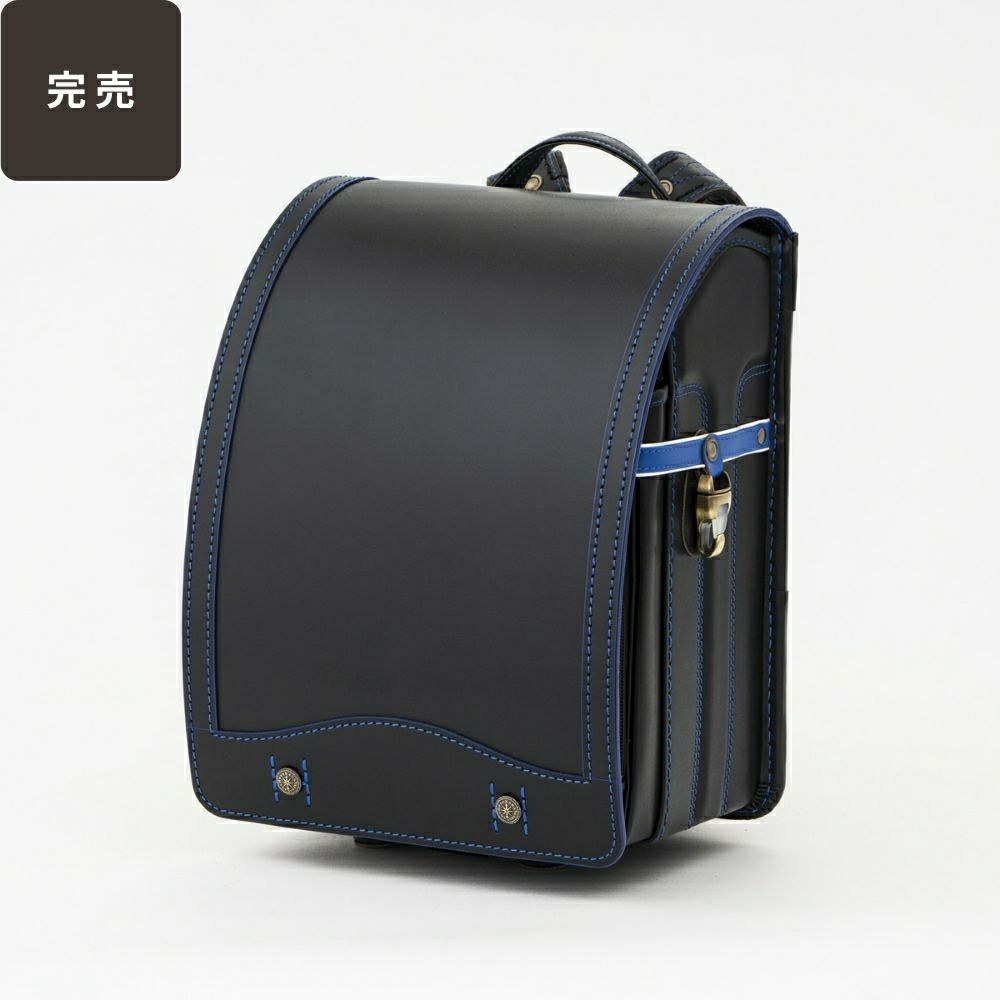 【2026年ご入学向け】レイブラック（牛革）黒×ブルー