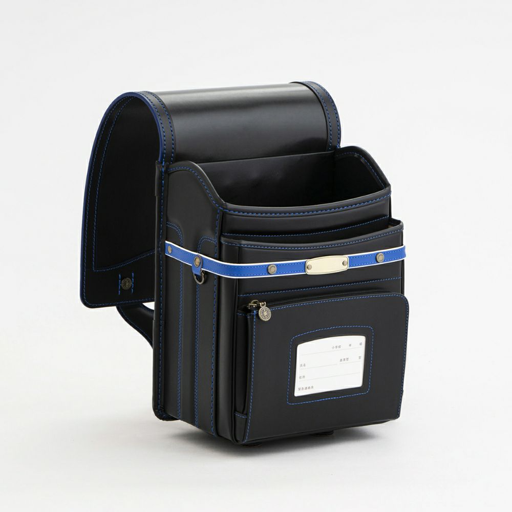 【2026年ご入学向け】レイブラック（牛革）黒×ブルー