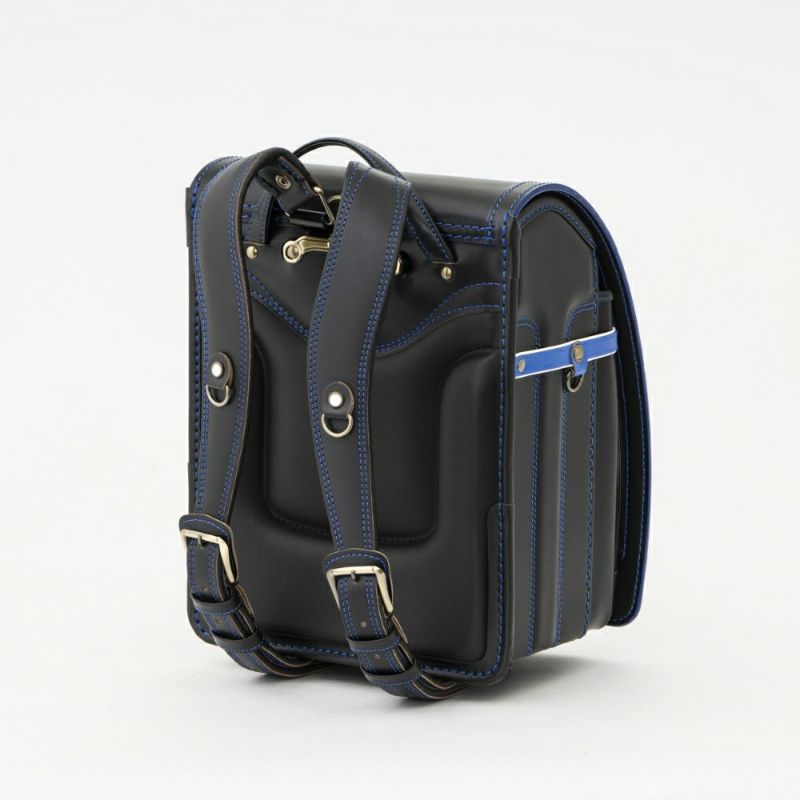 【2026年ご入学向け】レイブラック（牛革）黒×ブルー