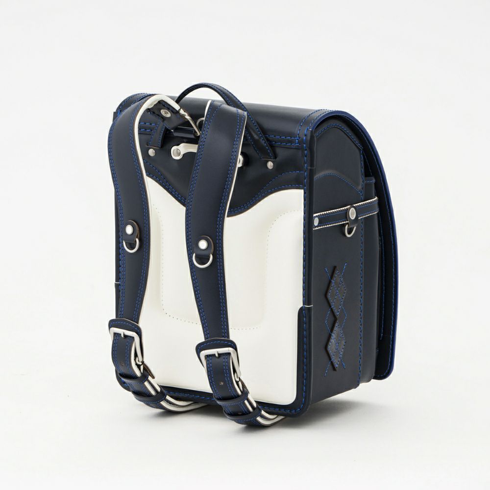 【2026年ご入学向け】オックスフォード（牛革）紺×ブルー