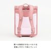 【2026年ご入学向け】プリンセス・ラフィーネ（牛革）キャメル 肩への負担が少ないベルトは背負いやすくて体にフィット