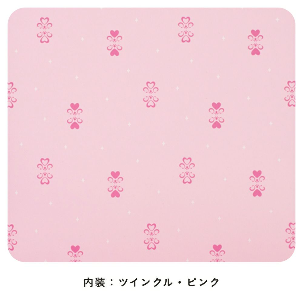 【2026年ご入学向け】プリンセス・ラフィーネ（牛革）ローズピンク 内装：ツインクル・ピンク