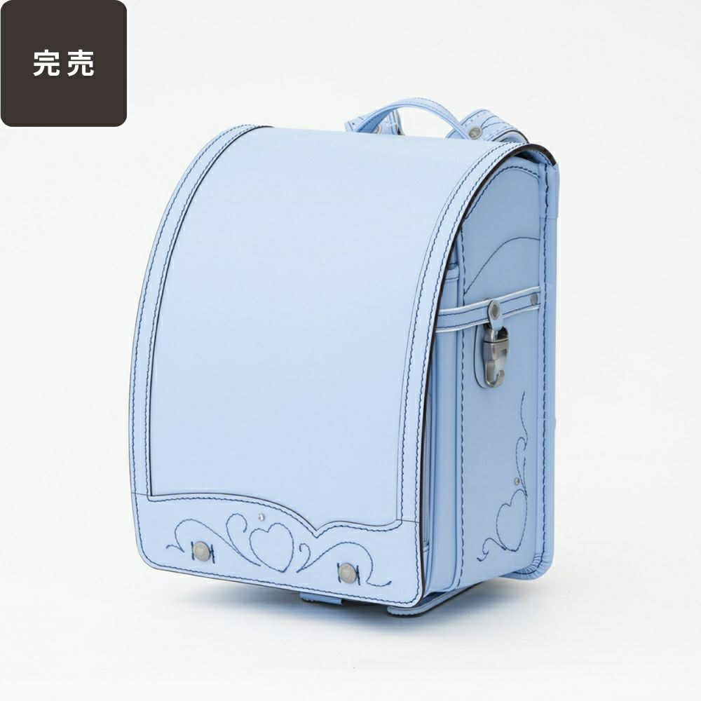 【2026年ご入学向け】トゥインクル・ハート（牛革）アイスブルー