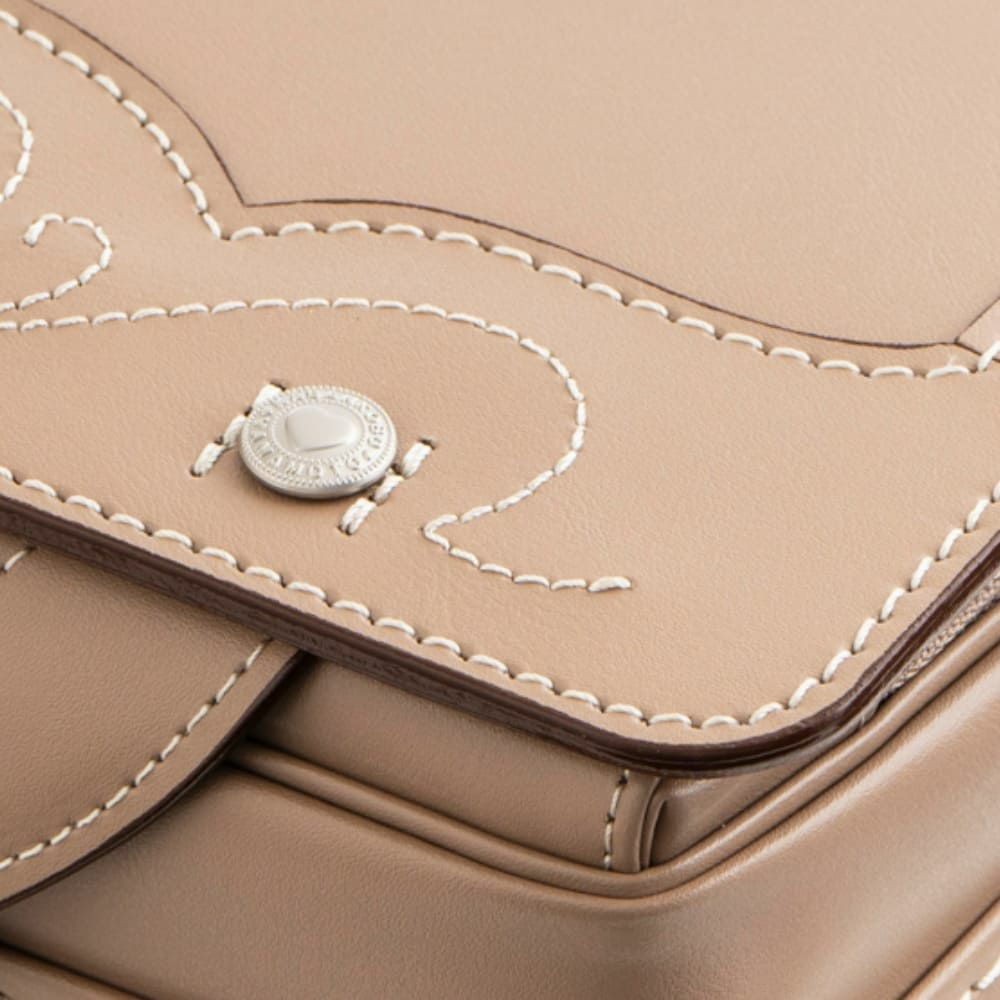 【2026年ご入学向け】トゥインクル・ハート（牛革）ミルクティー