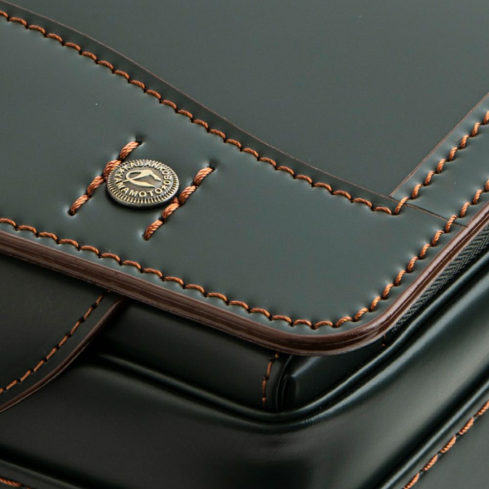 【2026年ご入学向け】コードバン・アンティーク（かぶせコードバン）モスグリーン