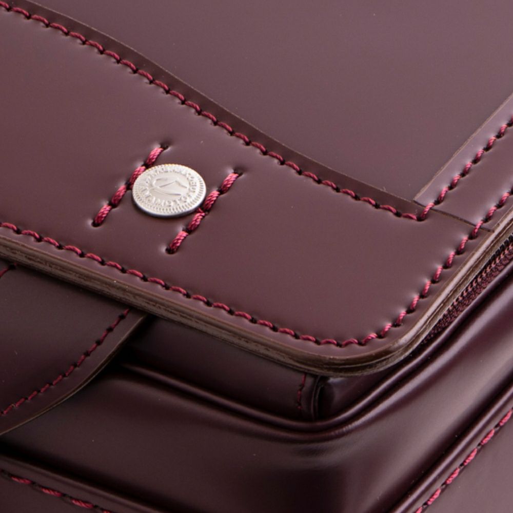 【2026年ご入学向け】コードバン・アンティーク（かぶせコードバン）ワイン（金具：通常）