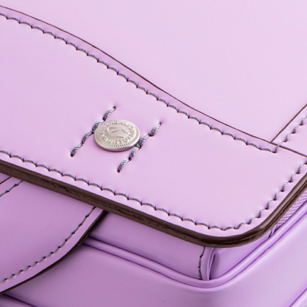 【2026年ご入学向け】コードバン・アンティーク（かぶせコードバン）ラベンダー（金具：通常）