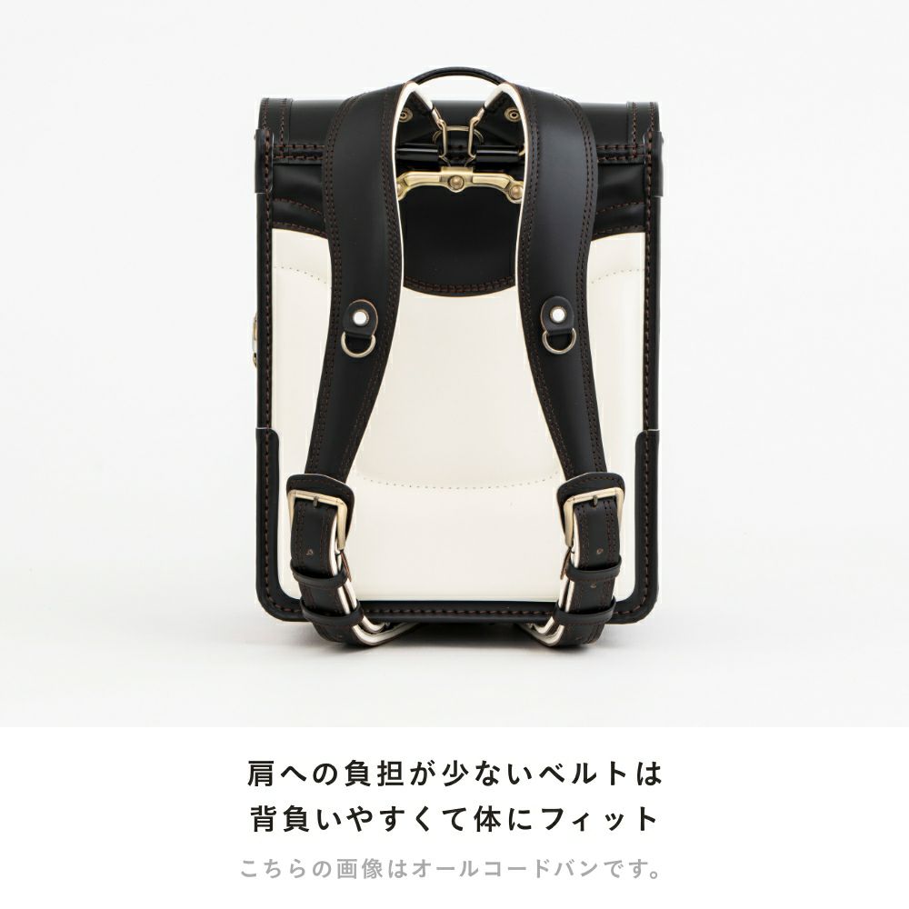【2026年ご入学向け】オールコードバン 夢こうろ染（かぶせ・大マチコードバン）黒 肩への負担が少ないベルトは背負いやすくて体にフィット