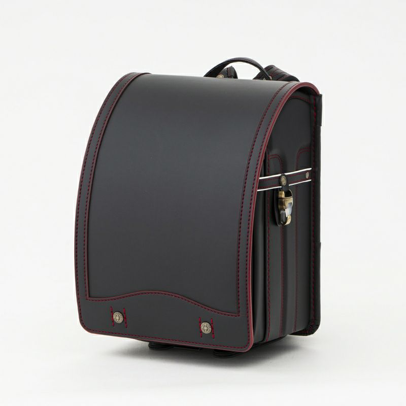 【2027年ご入学向け】レイブラック・ノイ（人工皮革）黒×レッド 