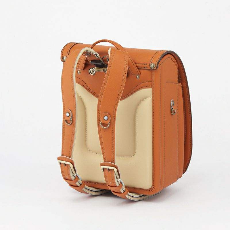 【2027年ご入学向け】ユニ（人工皮革）ネーブルオレンジ