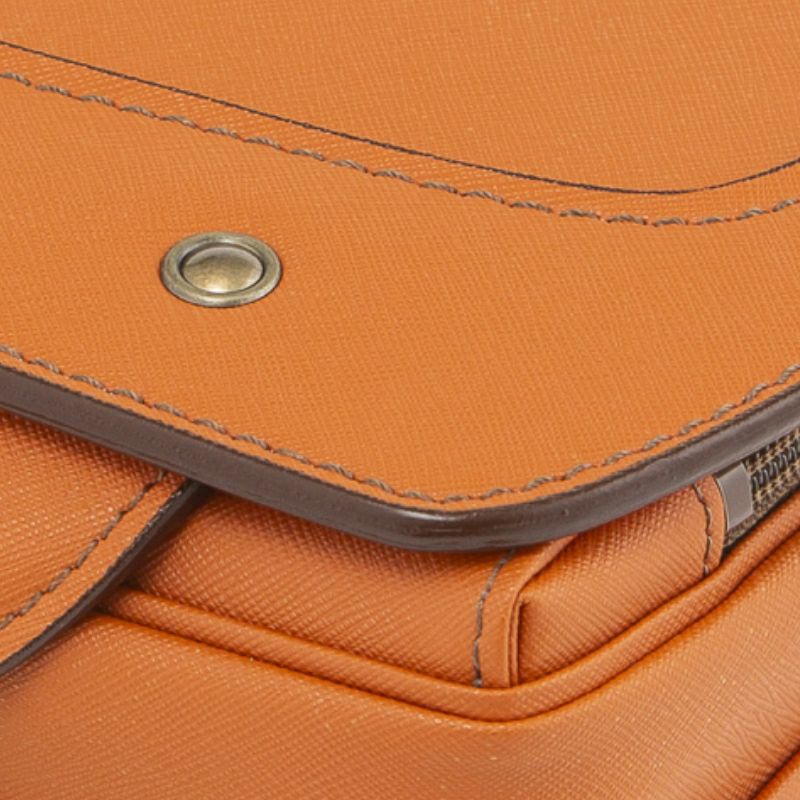 【2027年ご入学向け】ユニ（人工皮革）ネーブルオレンジ