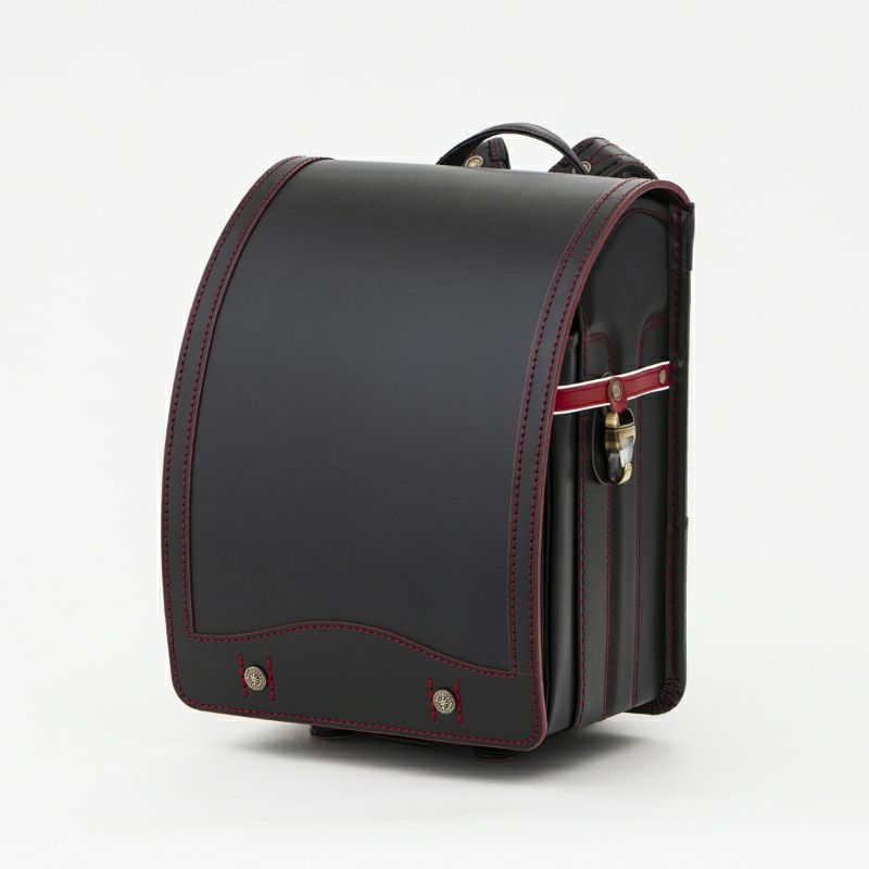 【2027年ご入学向け】レイブラック（牛革）黒×レッド