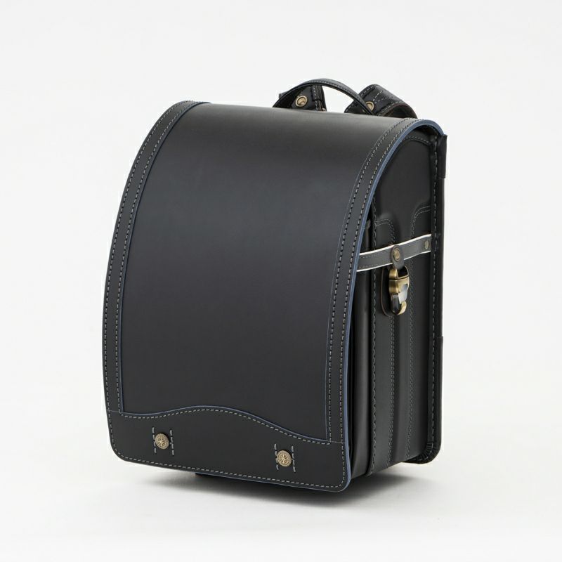 【2027年ご入学向け】レイブラック（牛革）黒×グレー