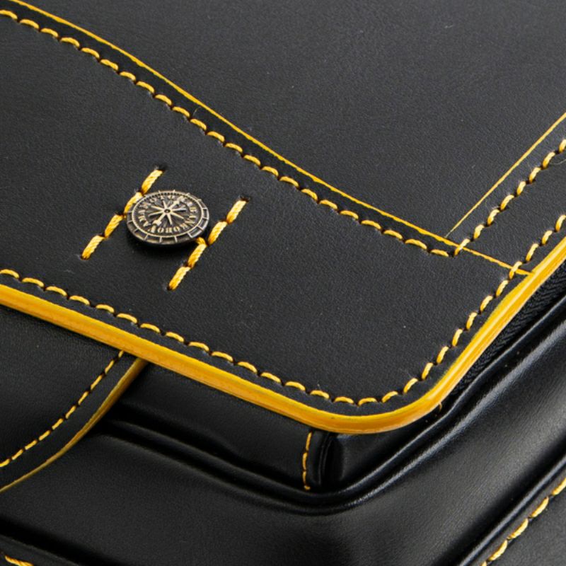 【2027年ご入学向け】レイブラック（牛革）黒×イエロー