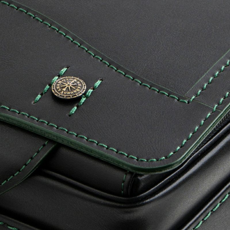 【2027年ご入学向け】レイブラック（牛革）黒×グリーン