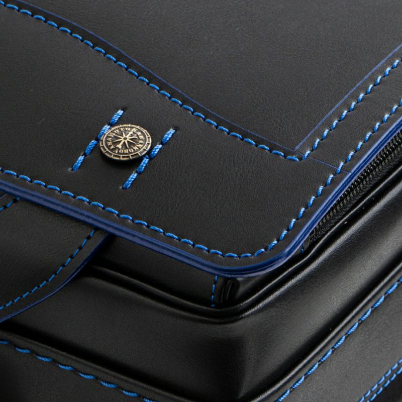 【2027年ご入学向け】レイブラック（牛革）黒×ブルー