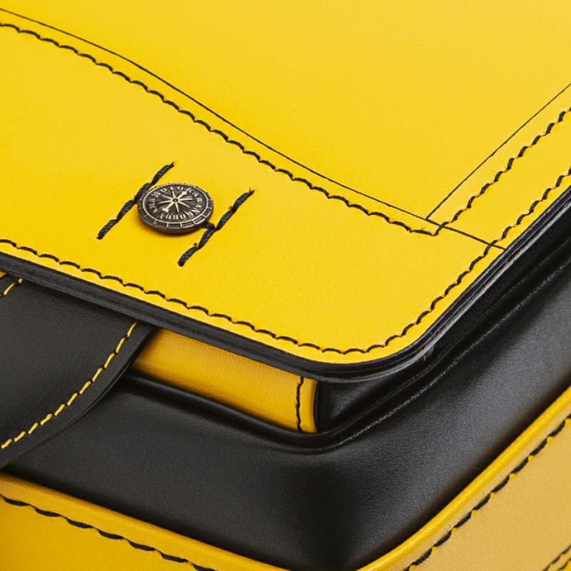 【2027年ご入学向け】レイブラック・スペシャル（牛革）イエロー×ブラック