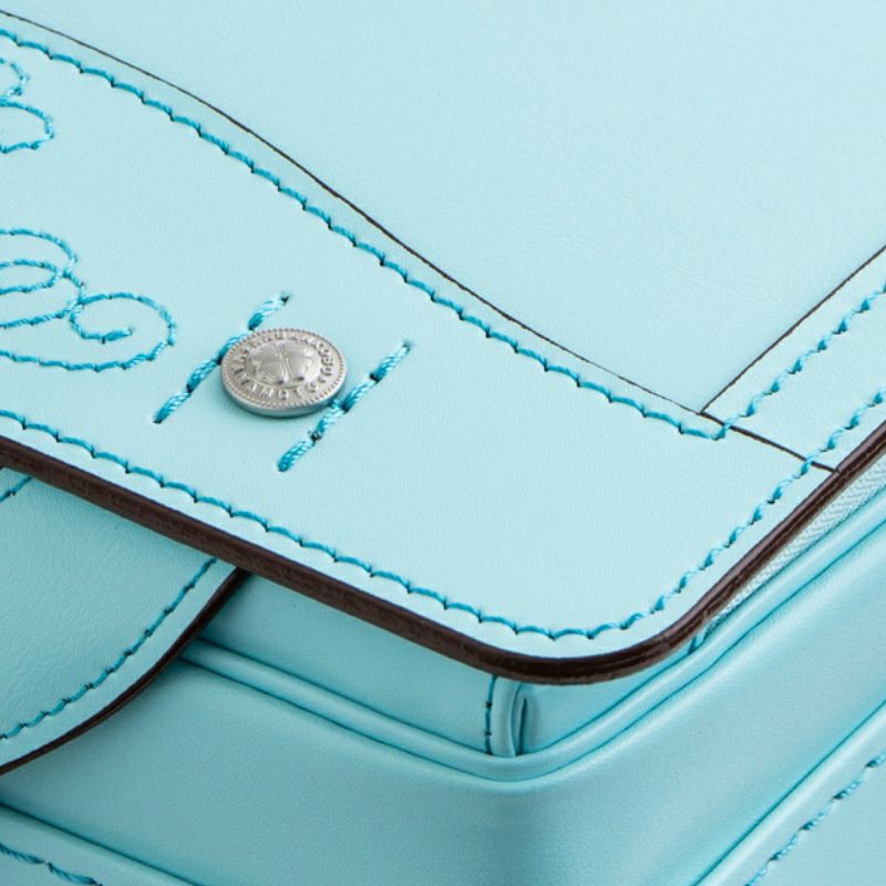 【2027年ご入学向け】ラフィーネ（牛革）ミントブルー