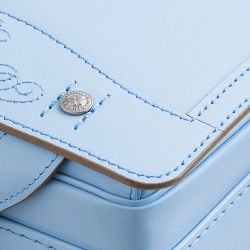 【2027年ご入学向け】ラフィーネ（牛革）アイスブルー