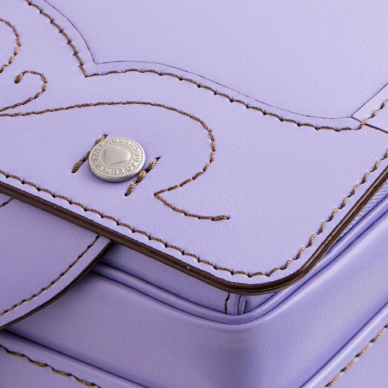 【2027年ご入学向け】トゥインクル・ハート（牛革）パープル