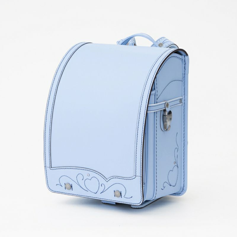 【2027年ご入学向け】トゥインクル・ハート（牛革）アイスブルー