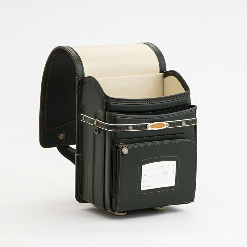 【2027年ご入学向け】コードバン・アンティーク（かぶせコードバン）モスグリーン