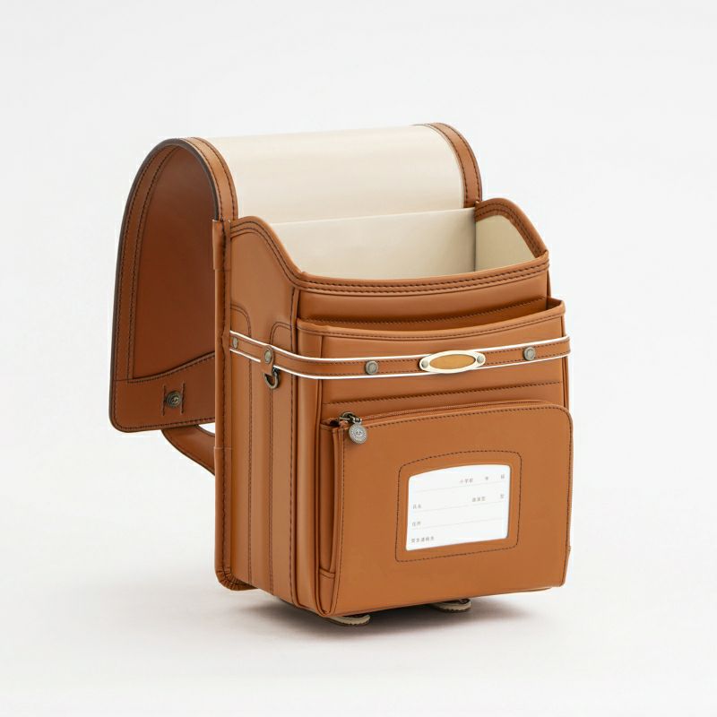 【2027年ご入学向け】コードバン・アンティーク（かぶせコードバン）キャメル