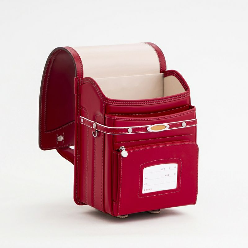 【2027年ご入学向け】コードバン・アンティーク（かぶせコードバン）赤