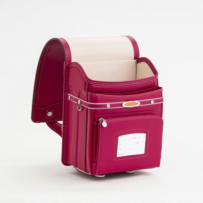 【2027年ご入学向け】コードバン・アンティーク（かぶせコードバン）ローズピンク