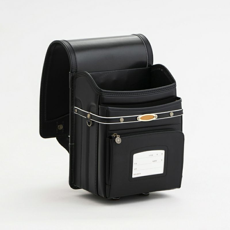 【2027年ご入学向け】コードバン・レイブラック（かぶせコードバン）黒×ブラック