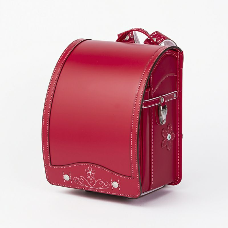 【2027年ご入学向け】コードバン・アンティーク（かぶせコードバン）赤（ラフィーネオプション）