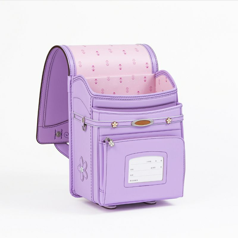 【2027年ご入学向け】コードバン・アンティーク（かぶせコードバン）ラベンダー（ラフィーネオプション）