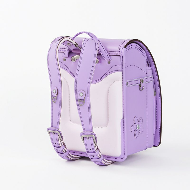 【2027年ご入学向け】コードバン・アンティーク（かぶせコードバン）ラベンダー（ラフィーネオプション）