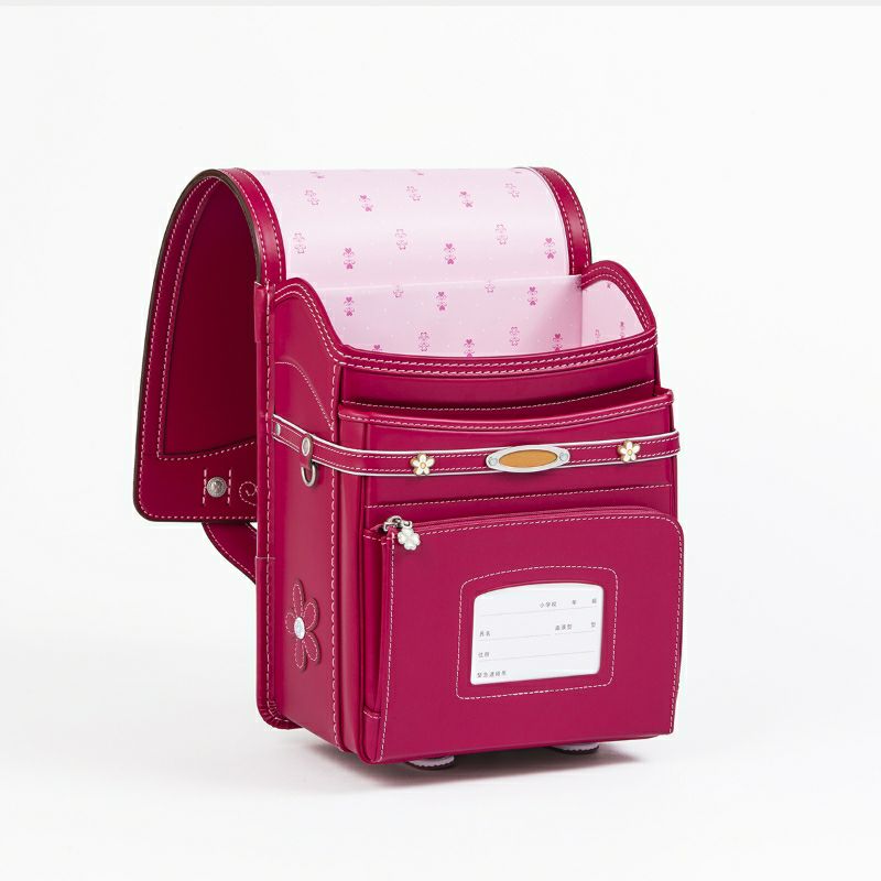 【2027年ご入学向け】コードバン・アンティーク（かぶせコードバン）ローズピンク（ラフィーネオプション）