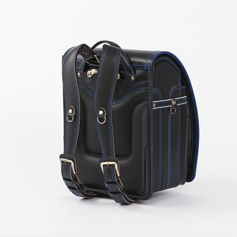 【2027年ご入学向け】久保田スラッガー × 鞄工房山本 コラボモデル（牛革）黒×ブルー