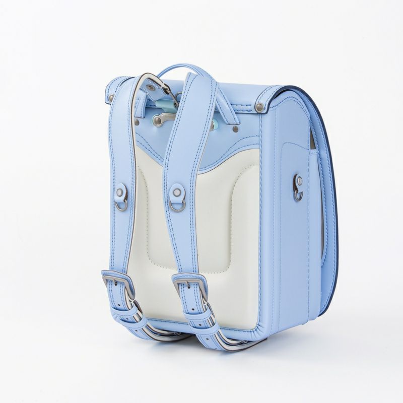 【2027年ご入学向け】アニエスベーランドセル with 鞄工房山本（牛革）アイスブルー