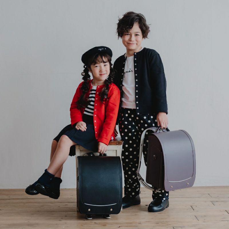 【2027年ご入学向け】アニエスベーランドセル with 鞄工房山本（牛革）スモーキーラベンダー